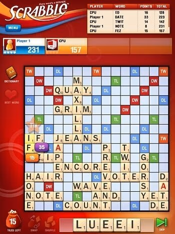 Family Games Apps - Scrabble
